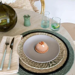 Novastyl 6 Assiettes À DessertArita 20.5Cm En GrèsGris