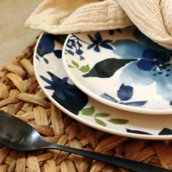 Novastyl 6 Assiettes À DessertBleuet 19Cm En Grès