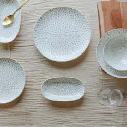 Discount Novastyl 6 Assiettes À DessertJasmin 20Cm EnPorcelaine Blanc