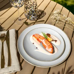 Novastyl 6 Assiettes À DessertNuance 20Cm EnPorcelaine Blanc