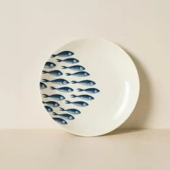 Best Novastyl 6 Assiettes À DessertPescare 20Cm EnPorcelaine Blanche