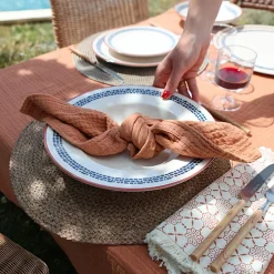 Novastyl 6 Assiettes À PâtesAmatxi 28Cm En FaienceBlanc