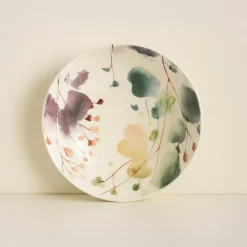 Novastyl 6 Assiettes CalottesAquarelle 21Cm EnPorcelaine