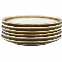 Hot Bjorn 6 Assiettes Cosmos beige/blanc nacré - D.21.5 cm