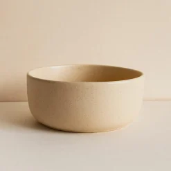 Novastyl 6 Assiettes CoupesArita 15Cm En Grès Beige