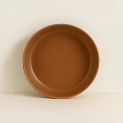 Novastyl 6 Assiettes CoupesArita 20.5Cm En GrèsMarron