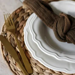 Novastyl 6 Assiettes CreusesCharlotte 22Cm En GrèsBlanc