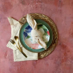 Outlet Novastyl 6 Assiettes CreusesFloralux 21Cm EnPorcelaine