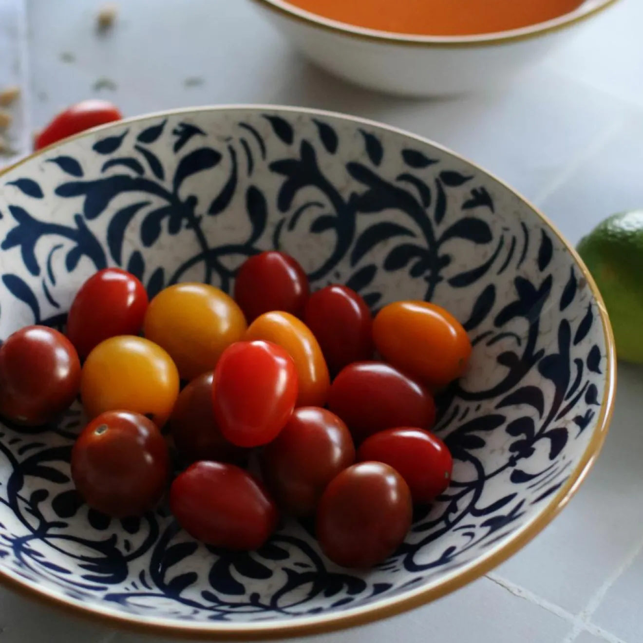 Novastyl 6 Assiettes CreusesHéraclée 20Cm En GrèsDécor Bleu