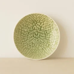 Clearance Novastyl 6 Assiettes CreusesJade 20.5Cm En Grès