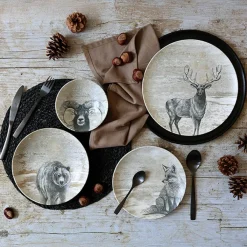 Novastyl 6 Assiettes CreusesLachat Ours 21Cm EnPorcelaine