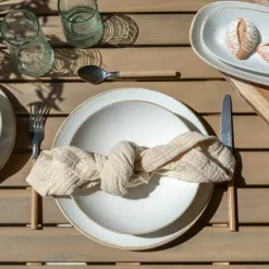 Discount Novastyl 6 Assiettes CreusesNuance 21Cm EnPorcelaine Blanc