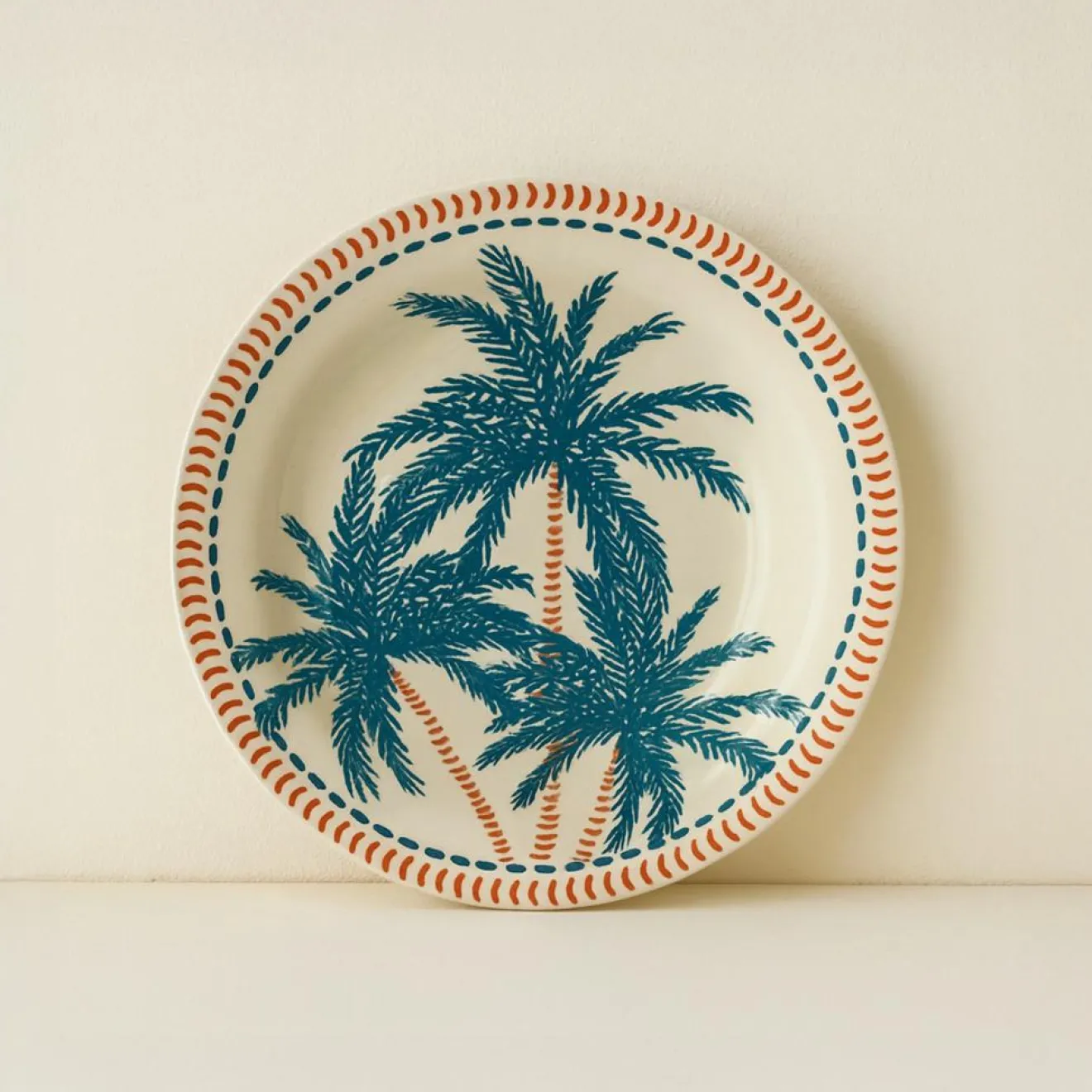 Novastyl 6 Assiettes CreusesTropique 21.5Cm En Grès