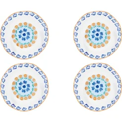 Hot Bjorn 4 Assiettes de Cuisine en Porcelaine Napoli multicolore - D.27 cm