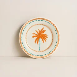 Novastyl 6 Assiettes ÀDessert Tropique 18Cm EnGrès