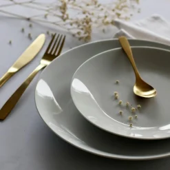 Novastyl 6 Assiettes DessertMetropolitan 21Cm EnPorcelaine Blanche