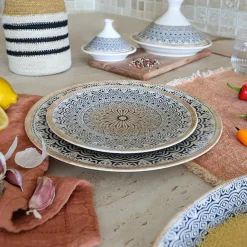 Novastyl 6 Assiettes DessertsByzance 20Cm EnPorcelaine