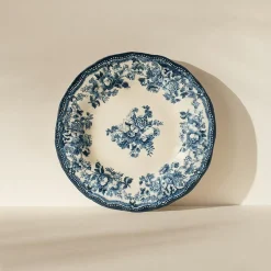 Sale Novastyl 6 Assiettes DessertsEn Porcelaine BleuFaustine 20Cm