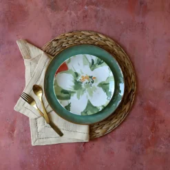 Novastyl 6 Assiettes DessertsFloralux 21Cm EnPorcelaine