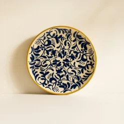 Discount Novastyl 6 Assiettes DessertsHéraclée 19Cm En GrèsDécor Bleu