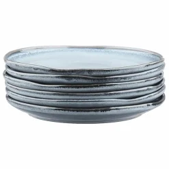 Sale Bjorn 6 Assiettes Genesis bleues - D.20.5 cm