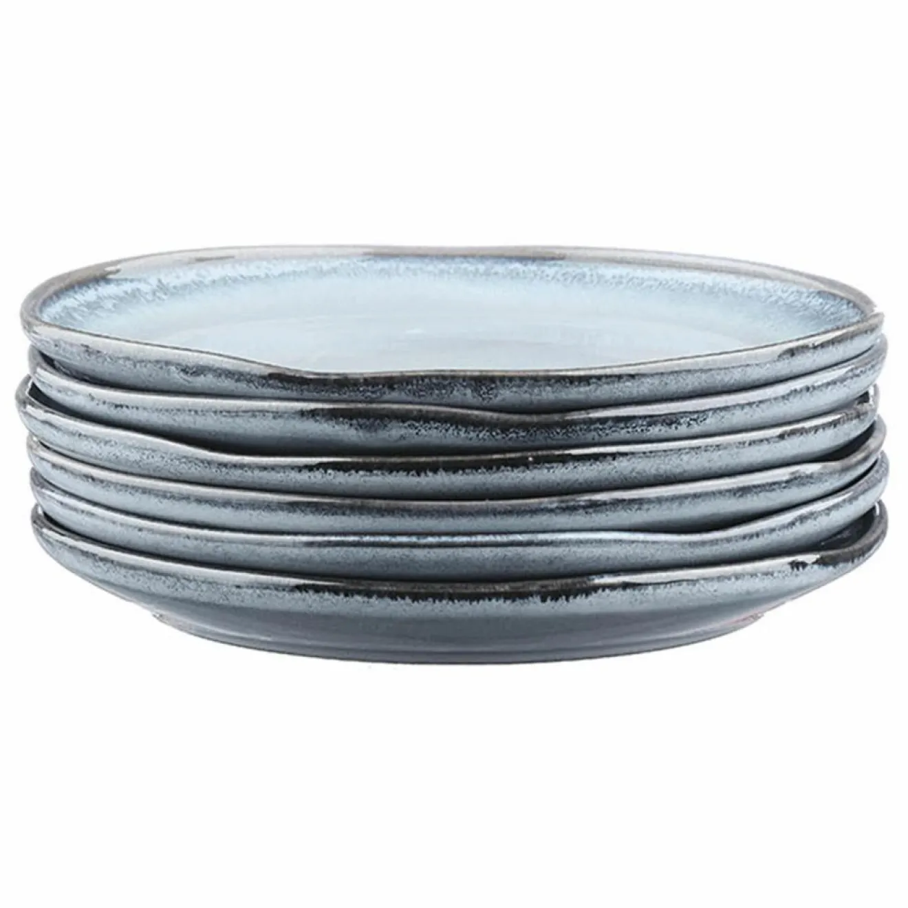 Sale Bjorn 6 Assiettes Genesis bleues - D.20.5 cm