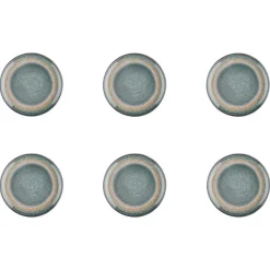 New Bjorn 6 Assiettes Genesis bleu/gris/kaki - D.10 cm