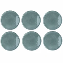 Bjorn 6 Assiettes Magma bleues - D.27 cm