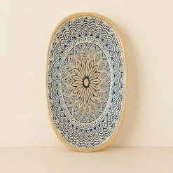 Novastyl 6 Assiettes OvalesByzance 18.5X10.5Cm EnPorcelaine