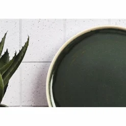 Discount Bjorn 6 Assiettes Oxygen gris/vert bouteille/beige - D.27 cm