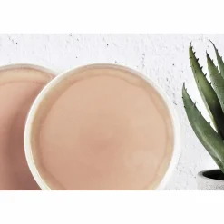 Clearance Bjorn 6 Assiettes Oxygen rose poudre/beige - D.21.5 cm