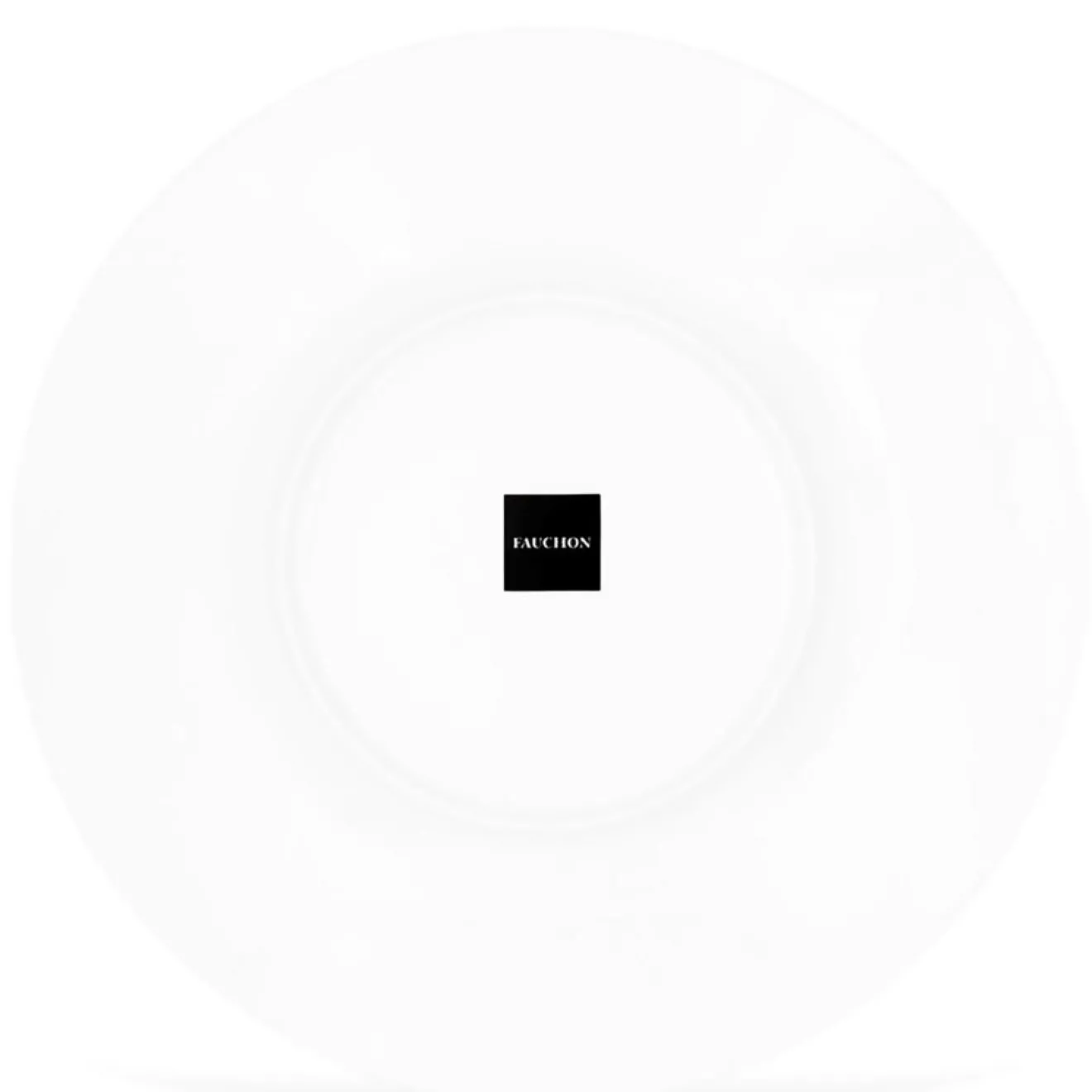 New Fauchon 6 Assiettes plates en Porcelaine Bistrot chef blanches - D.29 cm