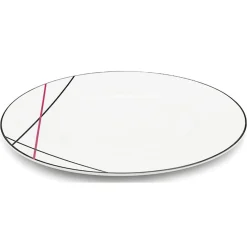 New Fauchon 6 Assiettes plates en Porcelaine Bistrot chef blanches - D.29 cm