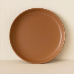 Best Novastyl 6 Assiettes PlatesArita 27Cm En GrèsMarron