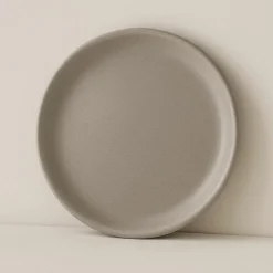 Clearance Novastyl 6 Assiettes PlatesArita 27Cm En Grès Gris