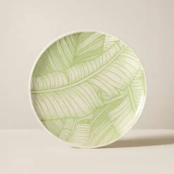 Novastyl 6 Assiettes Plates26Cm En Grès Vert