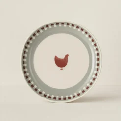 Novastyl 6 Assiettes PlatesGallina 26Cm En Grès