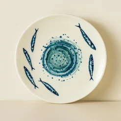 Novastyl 6 Assiettes PlatesSardine 27Cm En Faience