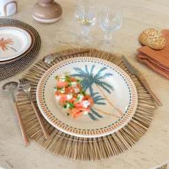 Novastyl 6 Assiettes PlatesTropique 26Cm En Grès