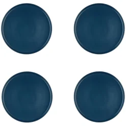 Bjorn 4 Assiettes Scandi bleu marine - D.21 cm