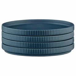 Bjorn 4 Assiettes Scandi bleu marine - D.16 cm
