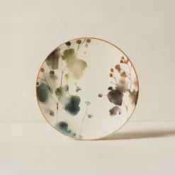 Novastyl 6 AssiettesDessert Aquarelle 20CmEn Porcelaine