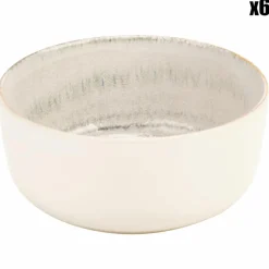 Sale Cosy & Trendy 6 Bols en Grès Baltic Magara beiges - D.14.5 cm