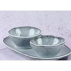 Bjorn 6 Bols en Grès Cloud gris clair - 20 cl