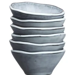 Bjorn 6 Bols en Grès Cloud gris clair - 20 cl