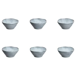 Bjorn 6 Bols en Grès Cloud gris clair - 20 cl