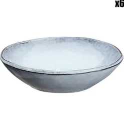 Bjorn 6 Bols en Grès Cloud gris clair - 75 cl