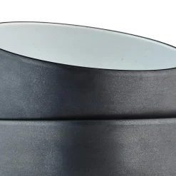 Bjorn 4 Bols en Grès Gourmet blanc granité/noir onyx - 70 cL