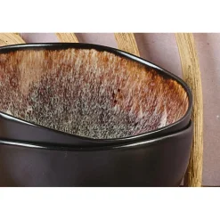 New Bjorn 6 Bols en Grès Iris beige/marron - 30 cl