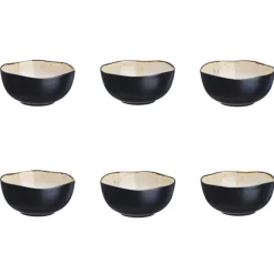 Bjorn 6 Bols en Grès Iris blanc/ivoire - 30 cl